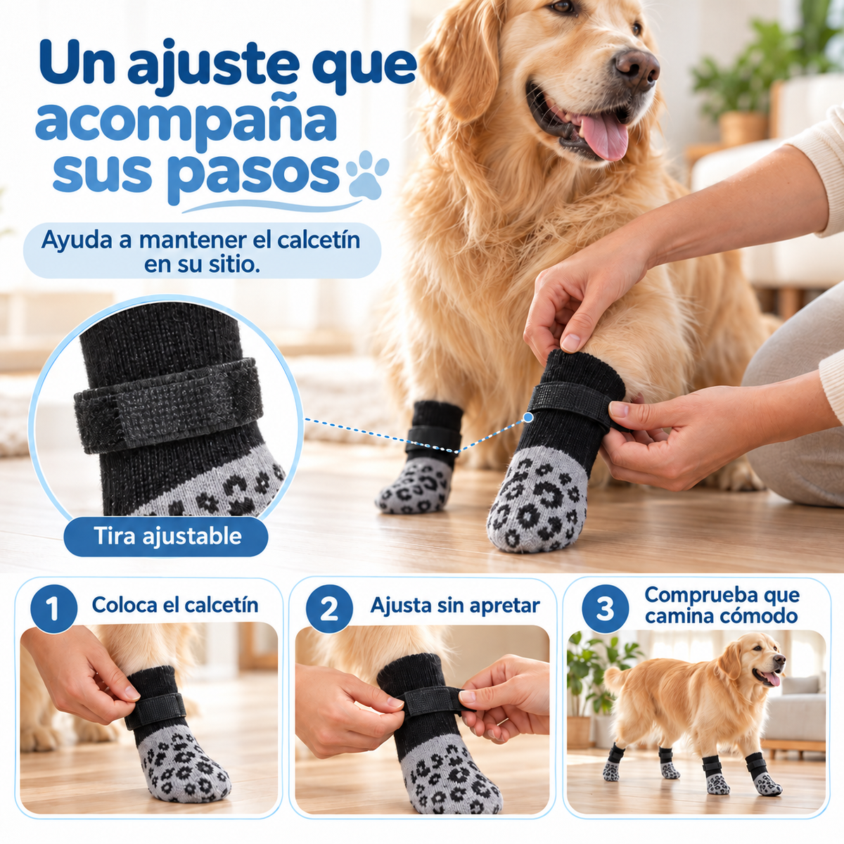Calcetines de agarre para perros